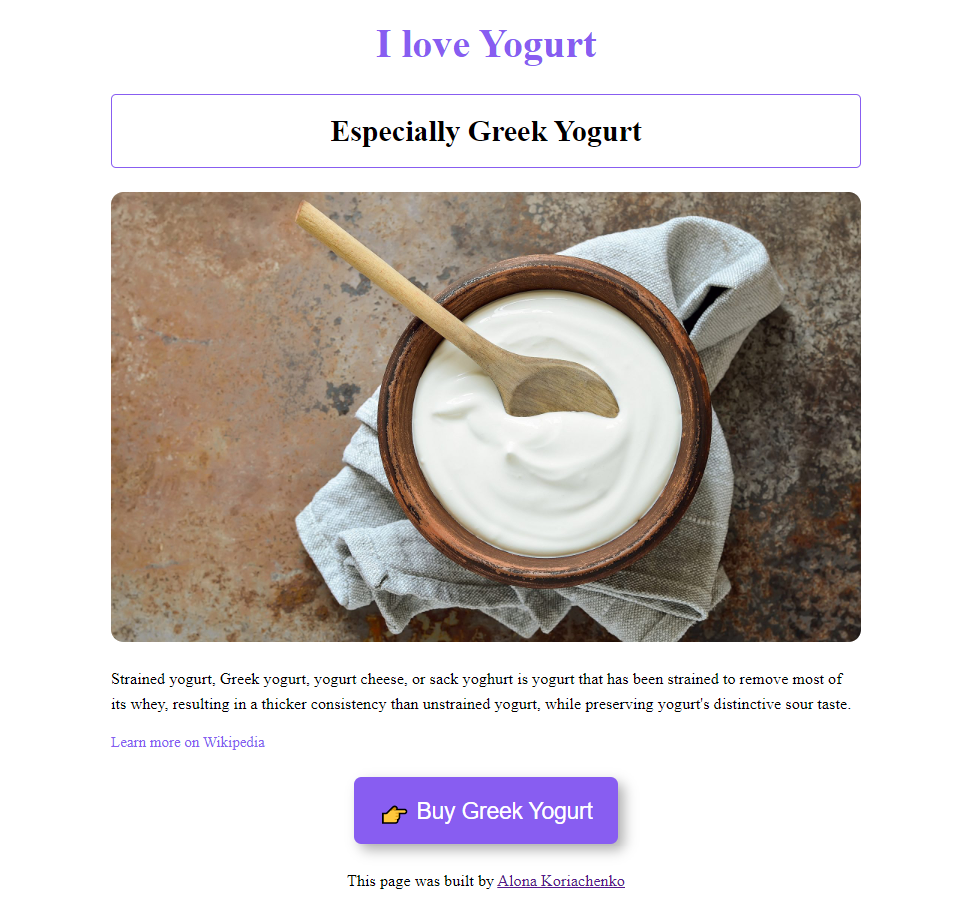 Yogurt Project Preview